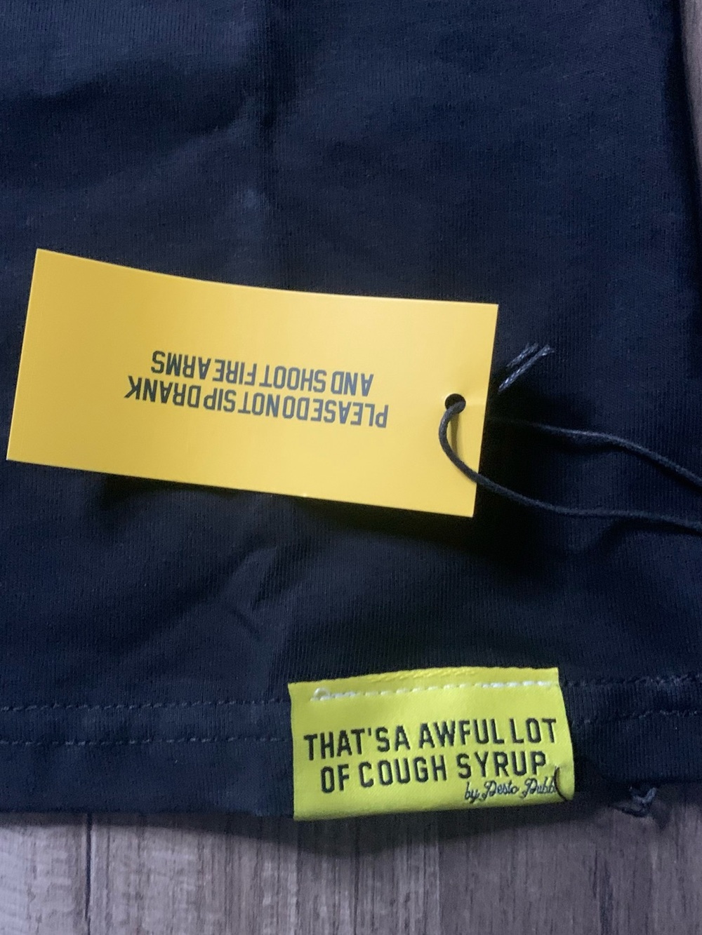 Cough Syrup Grenade Graphic Tee - Black - Picture 5 of 5